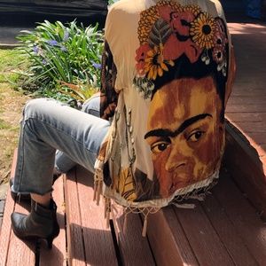 Velvet Frida Kahlo Shawl